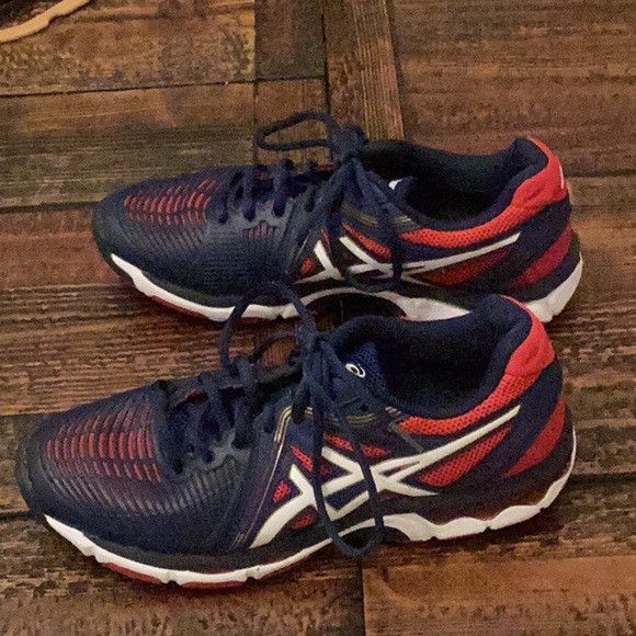 Asics gel netburner volleyball shoes Sz 9 - Picture 6 of 15